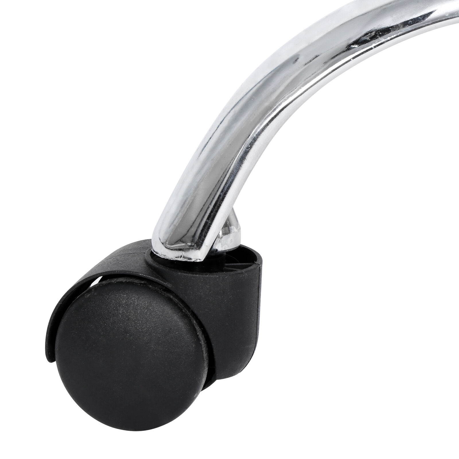 2PCS Adjustable Multi-Purpose Drafting Spa Bar Rolling Stool with Wheels Black