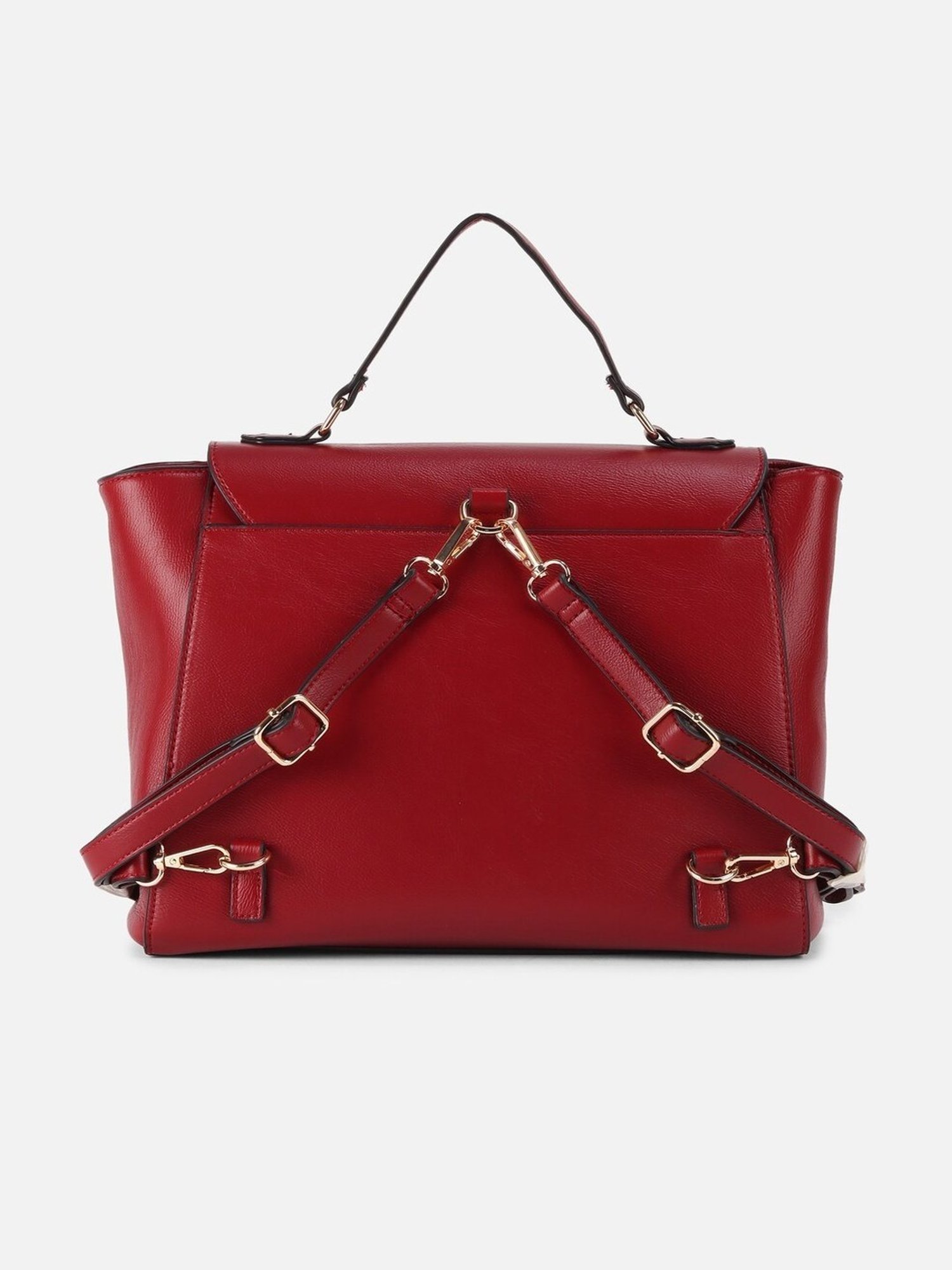 Favore Tan Solid Medium Satchels