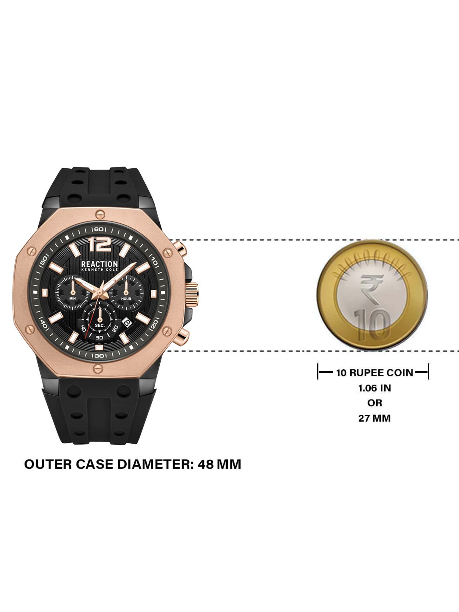 Reaction Kenneth Cole KRWGO9005902 Analog Watch for Men