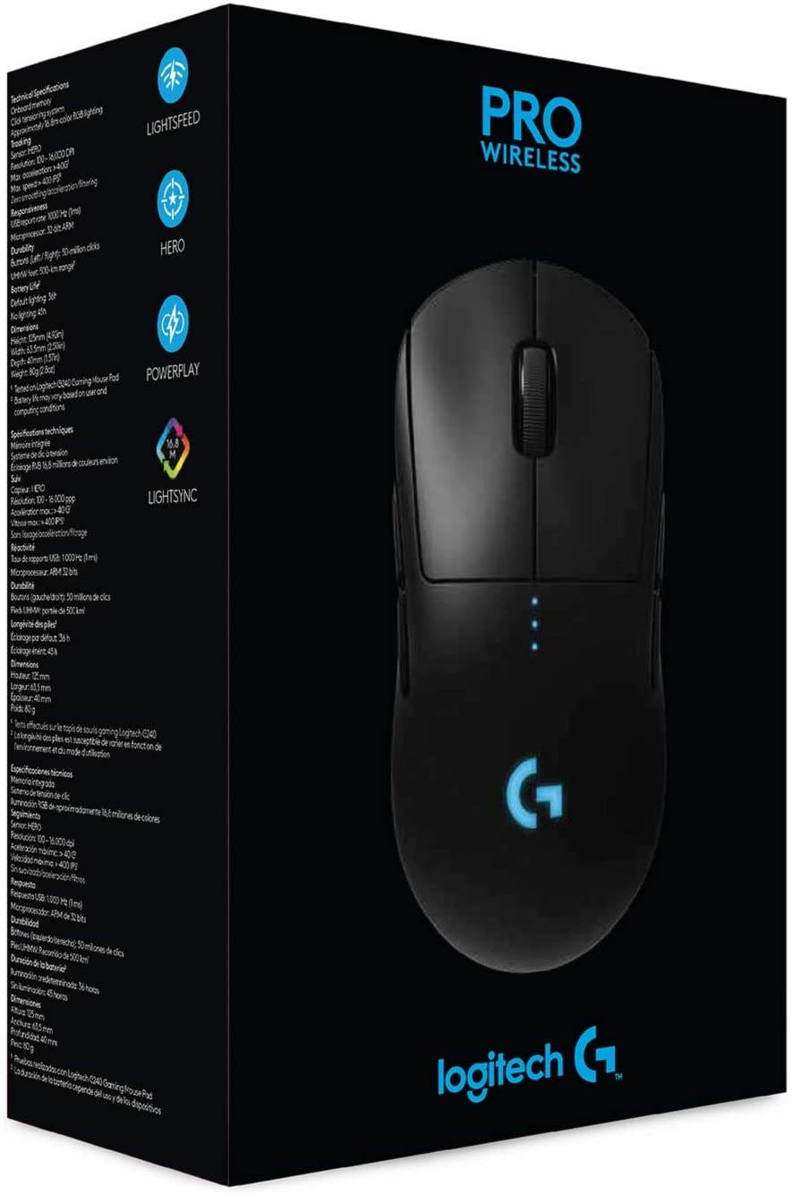 Logitech G102 Light Sync Gaming Mouse with Customizable RGB Lighting, 6 Programmable Buttons, Gaming Grade Sensor, 8 k dpi Tracking,16.8mn Color, Light Weight