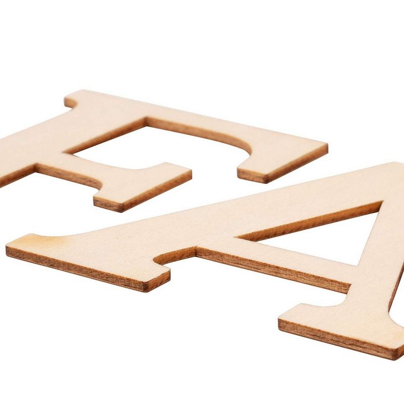 Genie Crafts Unfinished Wood Letter Cutouts and Stencils, Farmhouse Decor Animal Silhouettes, 3 Inch