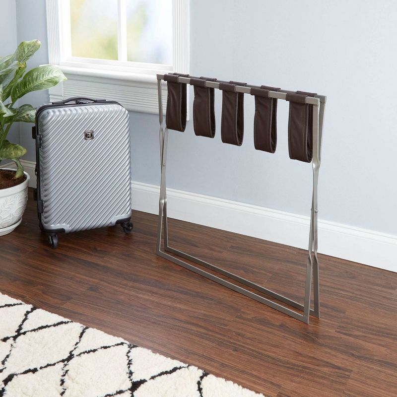 X Frame Luggage Rack Chrome - Silverwood