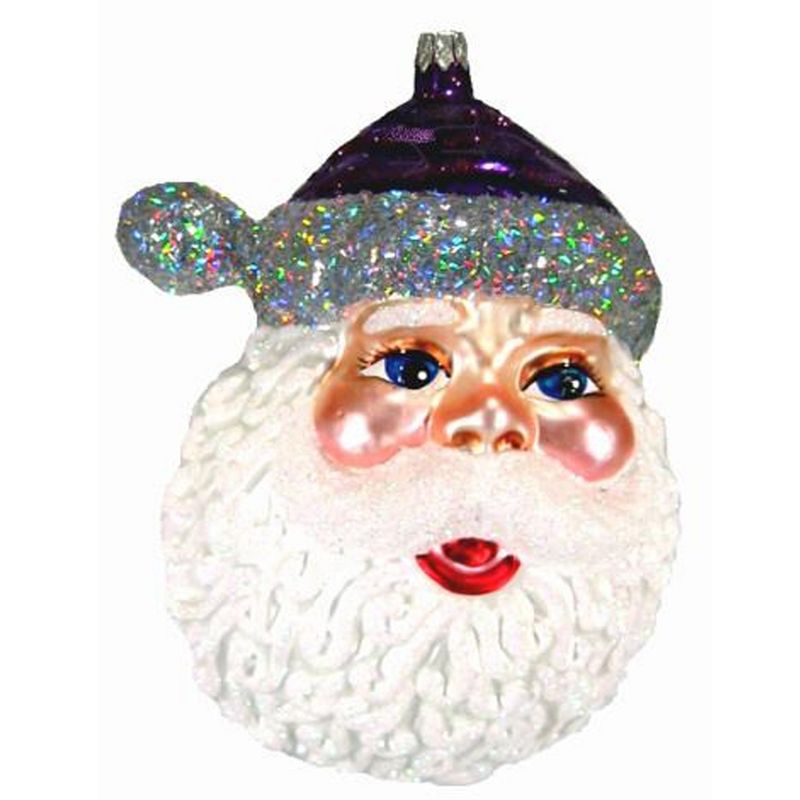 Larry Fraga Chubby Cheeks Ornament Christmas Santa  -  Tree Ornaments
