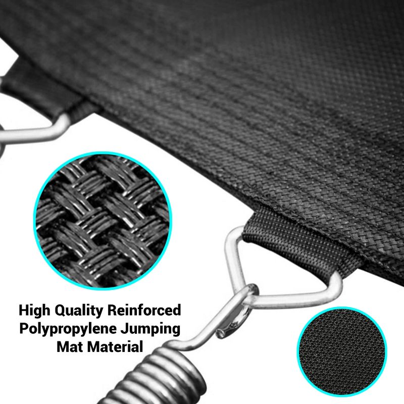 JumpSport SureStep Removable 2-Step Trampoline Safety Ladder - Easy to Attach