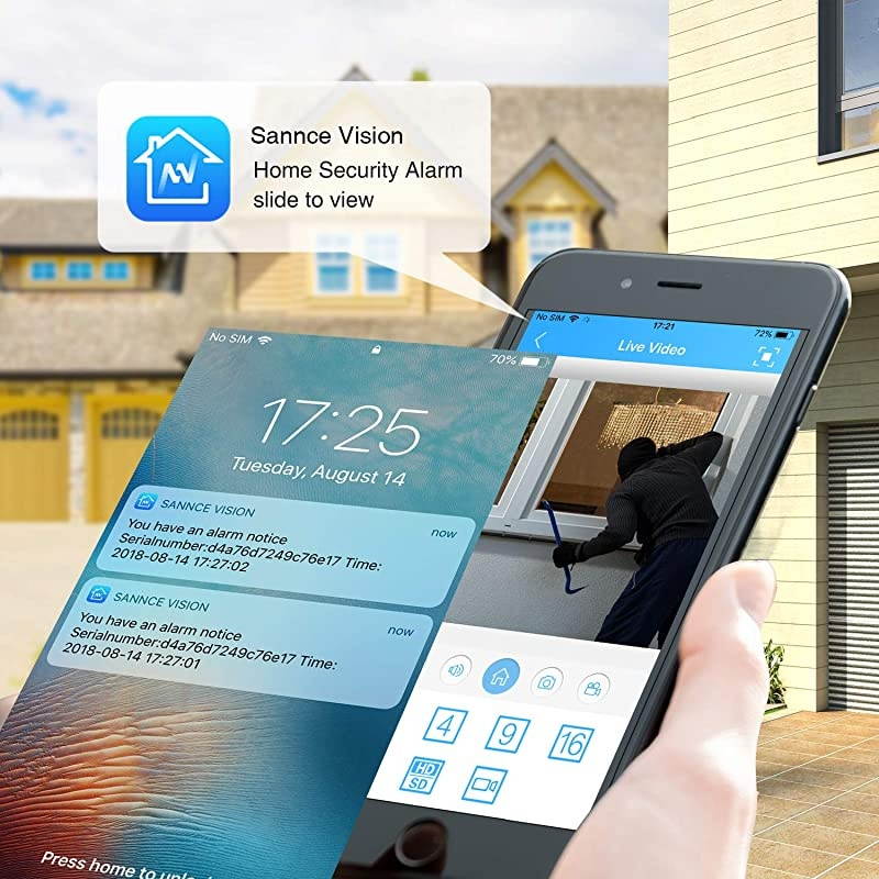 8 Channel 1080P H264+ Hybrid 5in1 Security DVR Recorder Remote Access Motion Alert Home CCTV DVR for 2MP TVI AHD CVI Onvif IP Surveillance CamerasNO Hard Drive