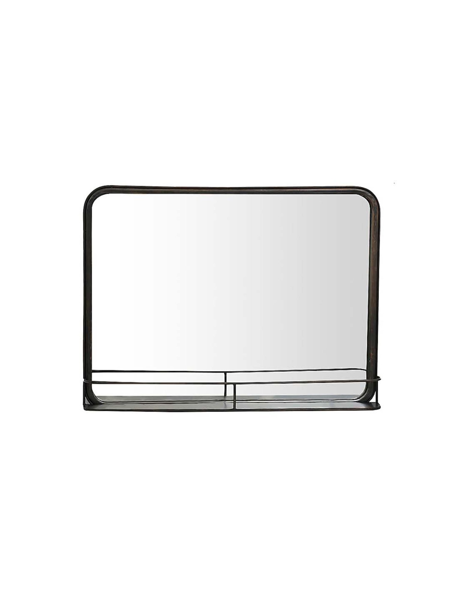 Art Street Silver Glass Bevelled In Rectangle Frameless Wall Mirror