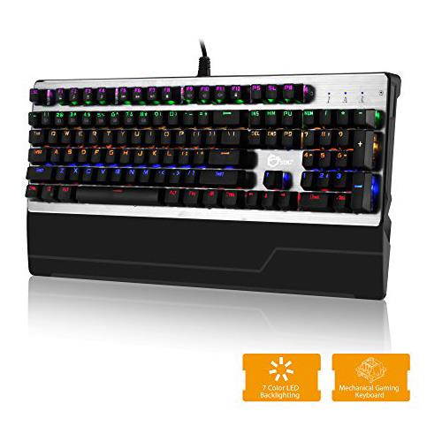 SIIG USB Wired Mechanical Gaming Keyboard With 7 Color LED Backlit