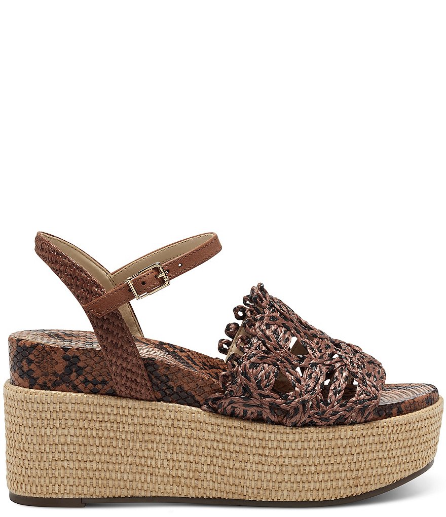 Jessica Simpson Camilia Raffia Platform Wedges