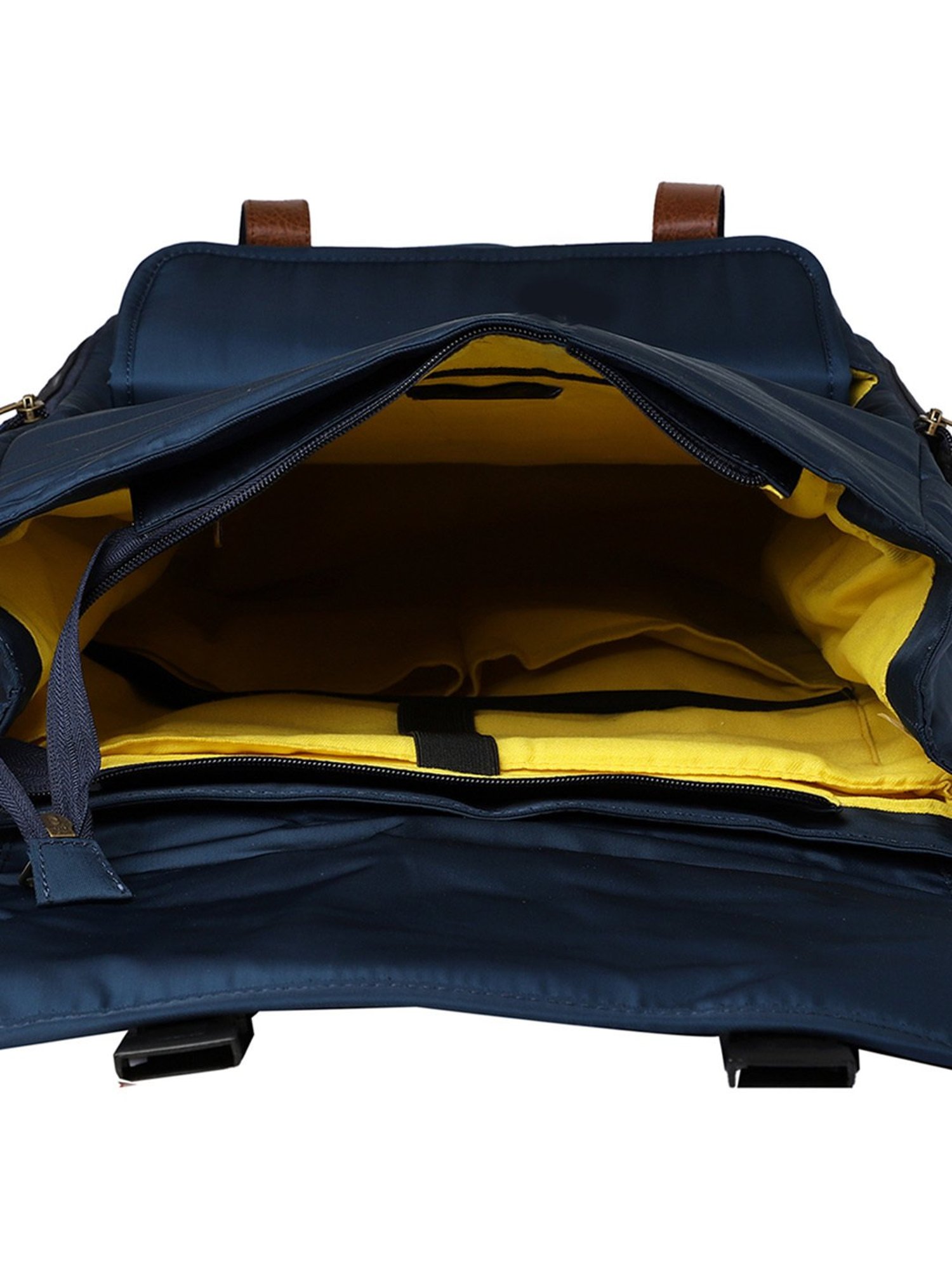 Mona B Navy Blue Large Laptop Backpack