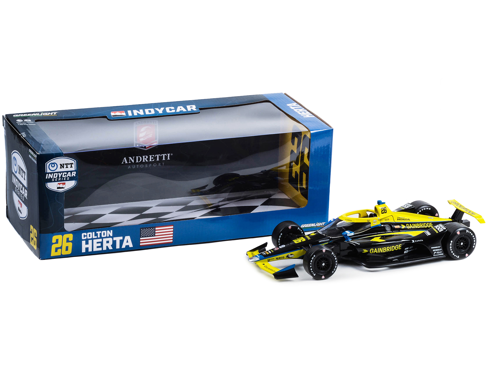 Dallara IndyCar #2 Josef Newgarden "Shell Oil" Team Penske Winner "108th Indianapolis 500 - NTT IndyCar Series" (2024) 1/64 Diecast Model Car by Greenlight