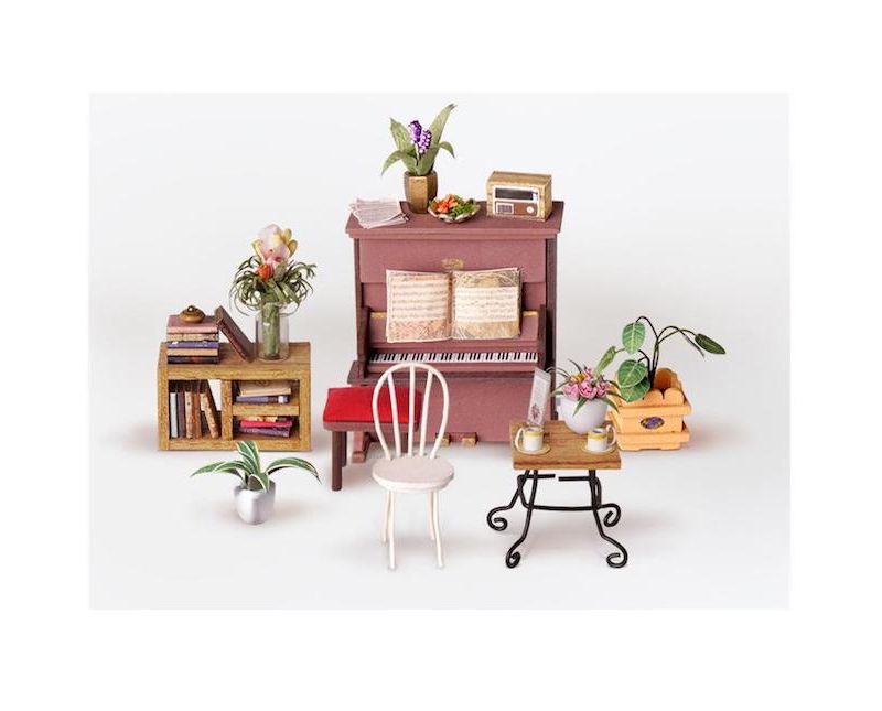  Fat Brain Toys DIY Miniature Model Kit: Simons Coffee Shop FB291-1