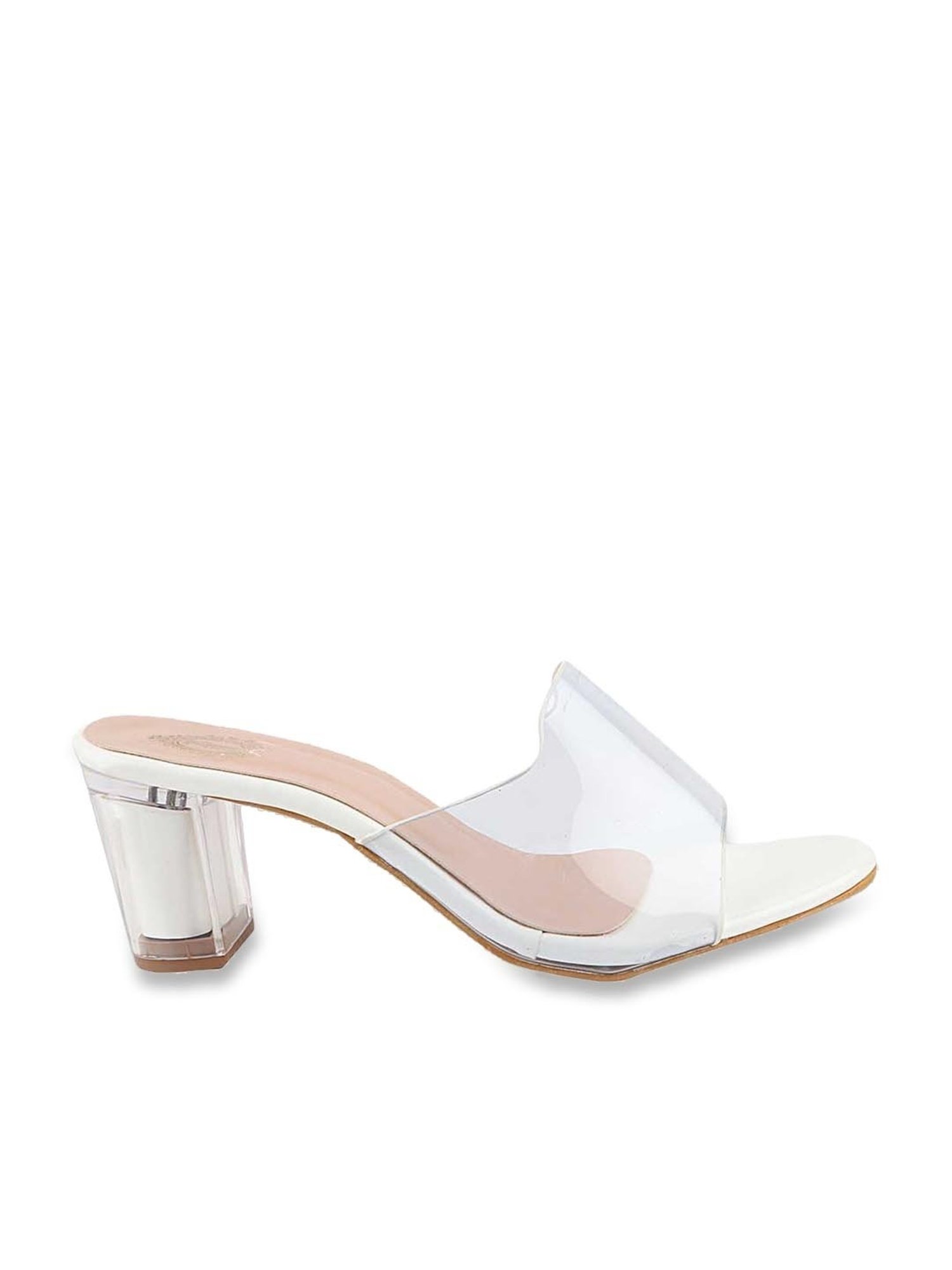 Shoetopia Women's White Casual Sandals