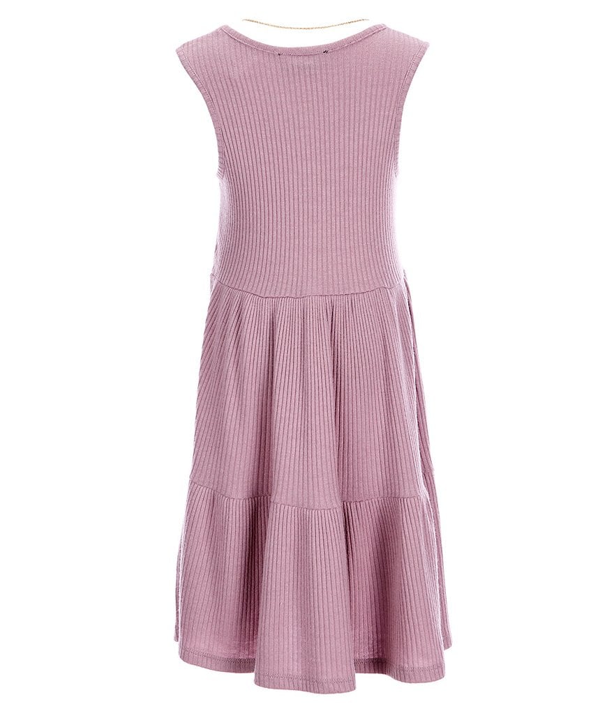 Ally B Big Girls 7-16 Flutter-Sleeve Dotted Top & Shorts Set