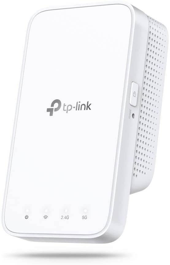 AC1200 WiFi Extender (RE300), Covers Up to 1500 Sq.ft and 25 Devices, Up to 1200Mbps, Supports OneMesh, Dual Band Internet Repeater, Range Booster