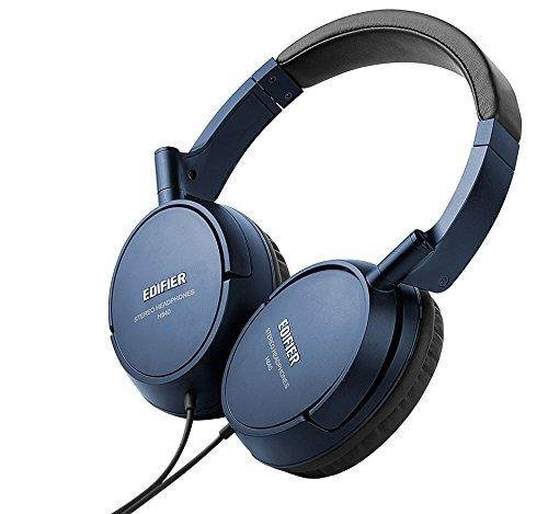 Edifier H840 Audiophile Over-The-Ear Headphones - Hi-Fi Over-Ear Noise-Isolating Closed Monitor Music Listening Stereo Headphone - Blue