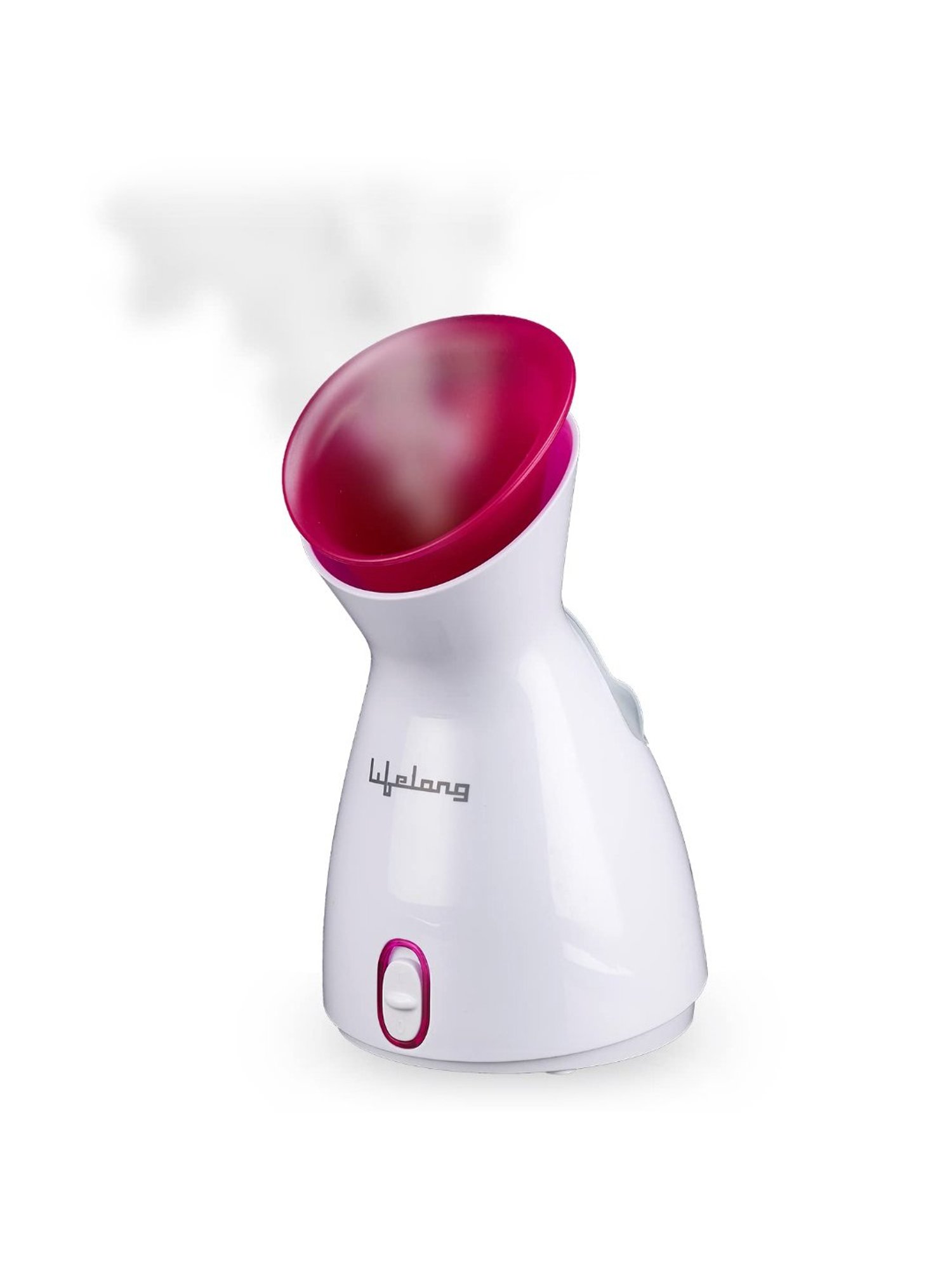 Lifelong LLS45 Warm Mist Cough, Cold and Moisturising Facial Steamer with UV Sterilisation (Pink)