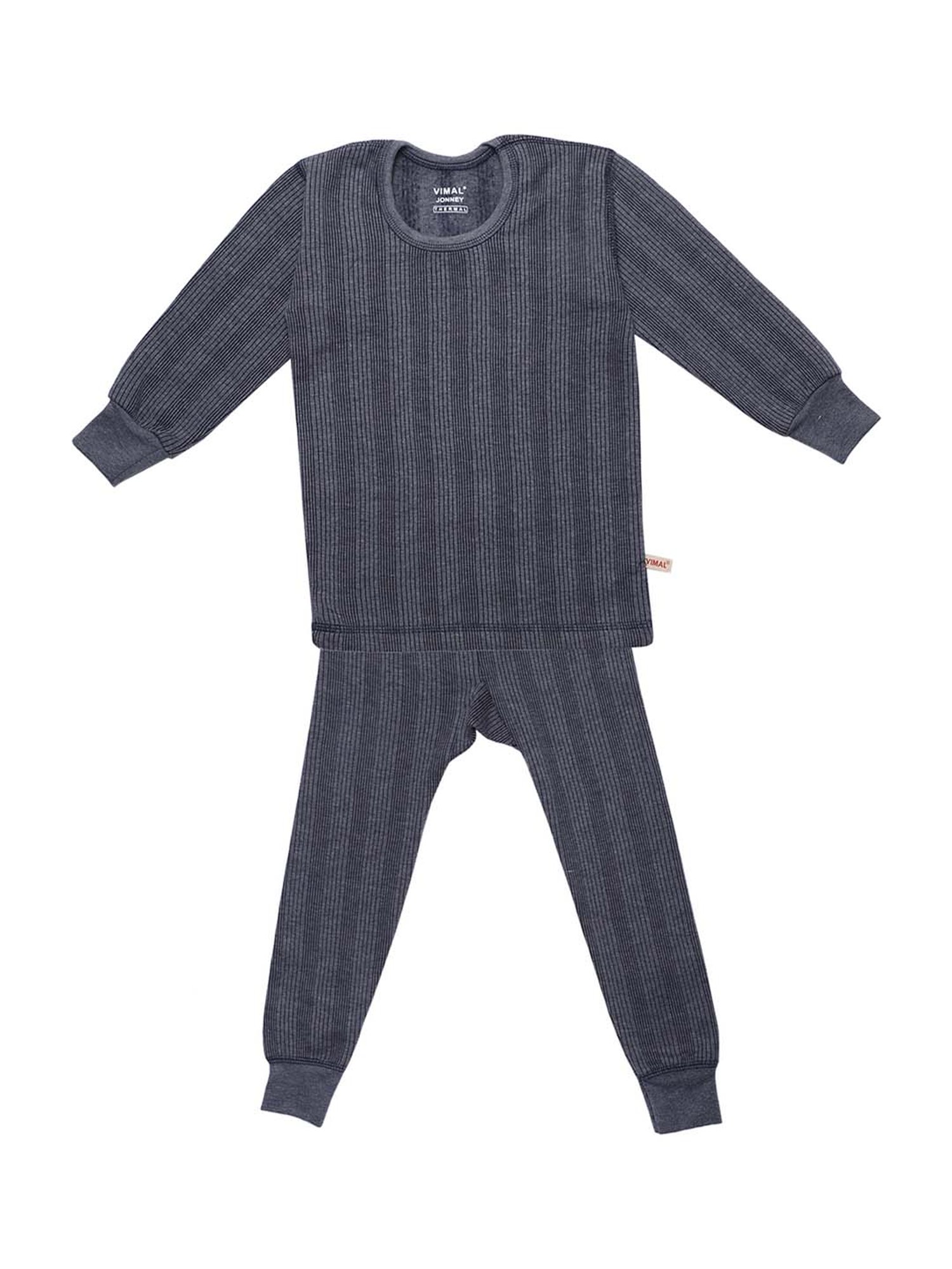 Vimal Jonney Kids Multicolor Regular Fit Thermal Set - Pack of 3