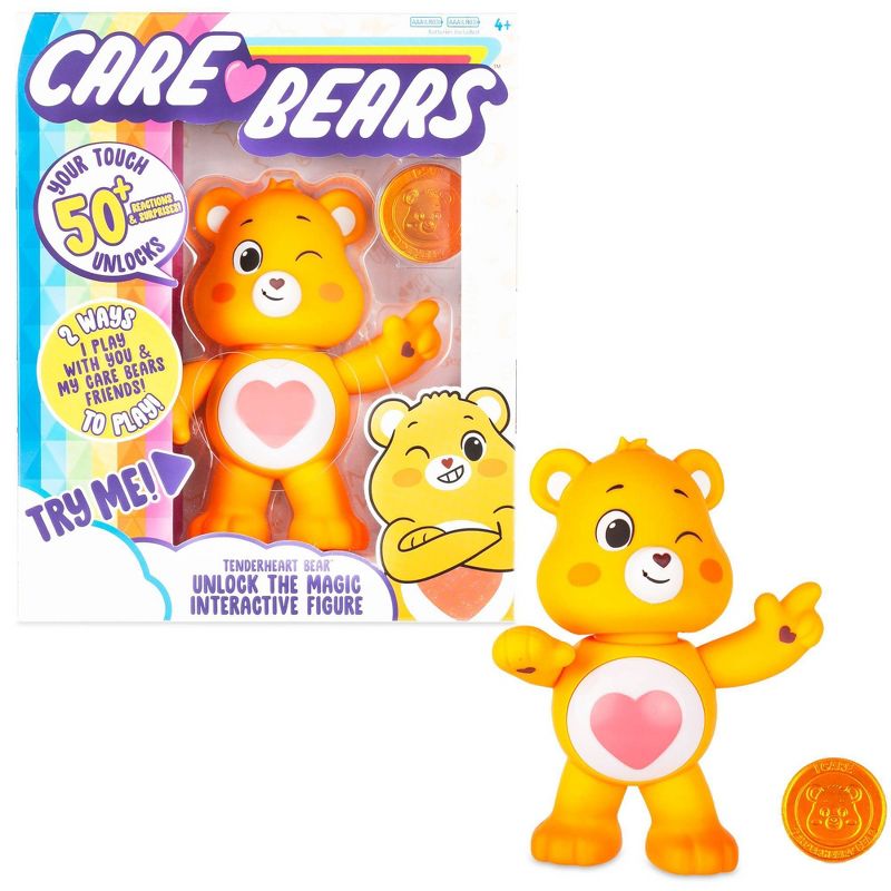 Care Bears 5" Interactive Figure - Tenderheart Bear
