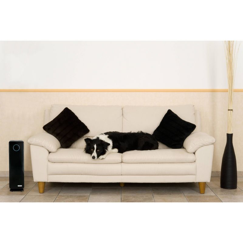Germ Guardian Air Purifier with True HEPA Filter and UV-C Sanitizer, 5-in-1 AC4300BPTCA 22" Tower Black