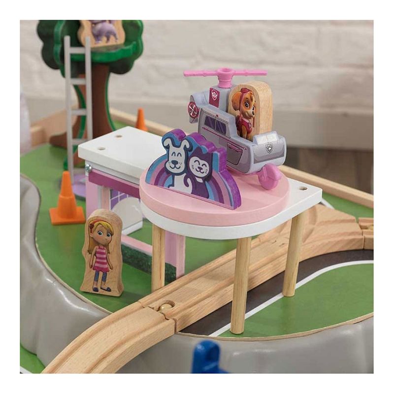 KidKraft 18021 Paw Patrol Plywood Interactive Adventure Play Bay Table, 70 Piece