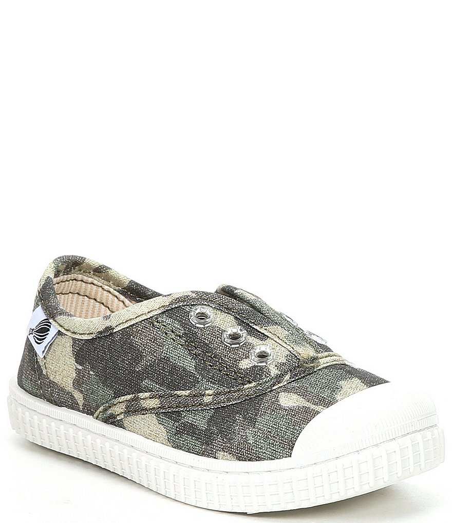 Copper Key Adventure Wear Kids' Budeee-A Washable Eyelet Camo Print Sneakers (Infant)