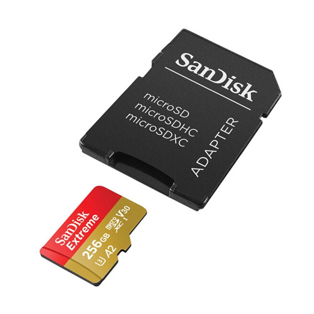 Genuine Original SanDisk Extreme MicroSD Card SQXNE 32G/128GB/256GB 100M A1 TF Card U3 C10 A1 V30 4K Memory Card Super Fast Speed 100MB/s Read 60MB/s Write