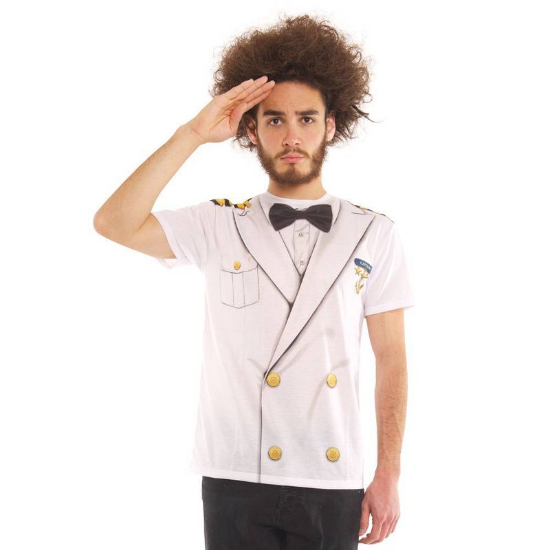 Men's Captain Costume Shirt - Medium