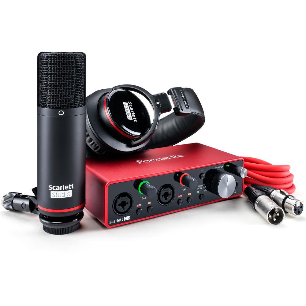 Focusrite Scarlett 2i2 Studio 3rd Generation Recording Bundle