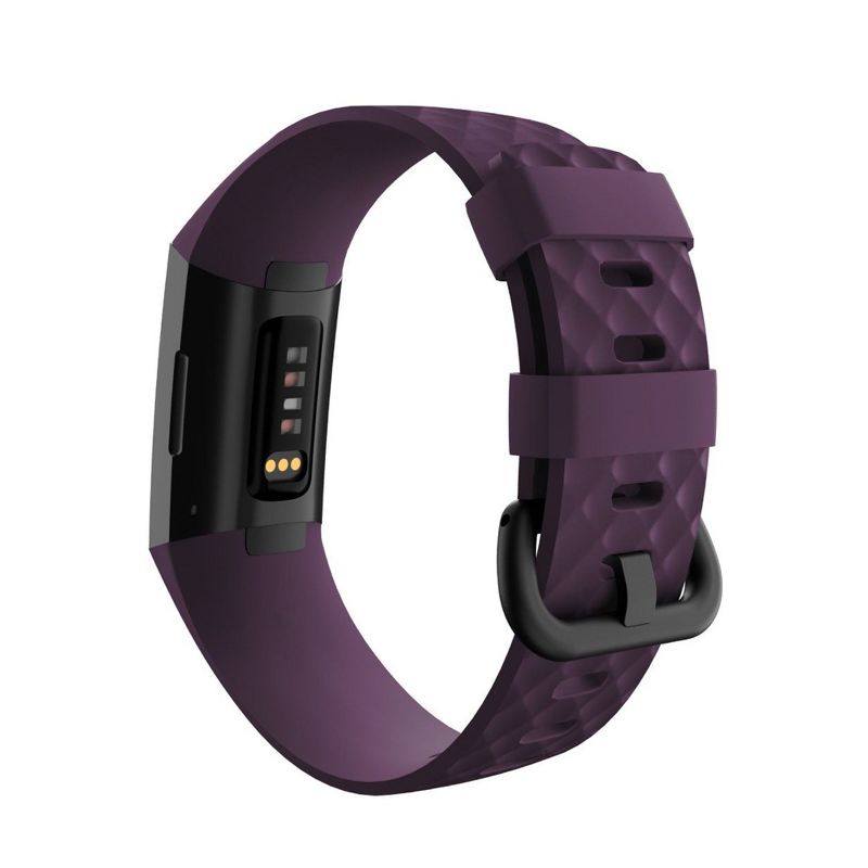 Replacement Band For Fitbit Charge 3 & Charge 4, Purple Size Small S by Zodaca