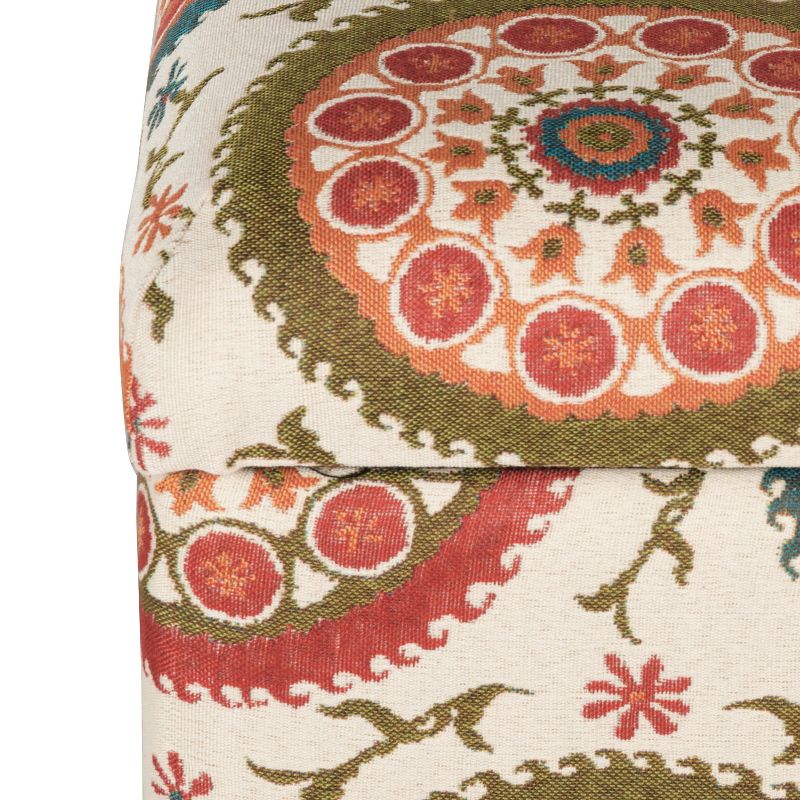 Storage Ottoman Medallion Print - HomePop
