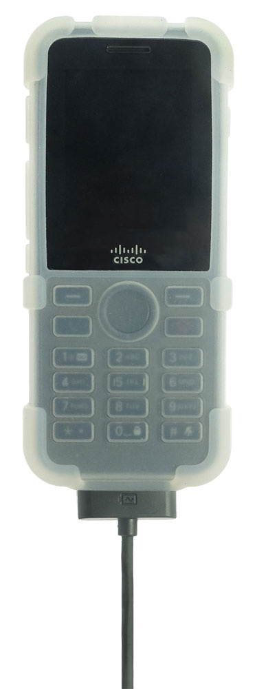 Silicone Case with Rotating Belt Clip for Cisco 8821 and 8821-EX Phones