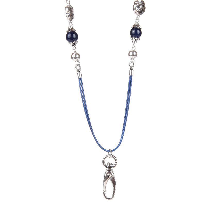 ID Avenue Beaded Lanyard Lapis