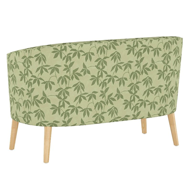 Druld Tufted Loveseat Tufted Leather Brown - Inspire Q