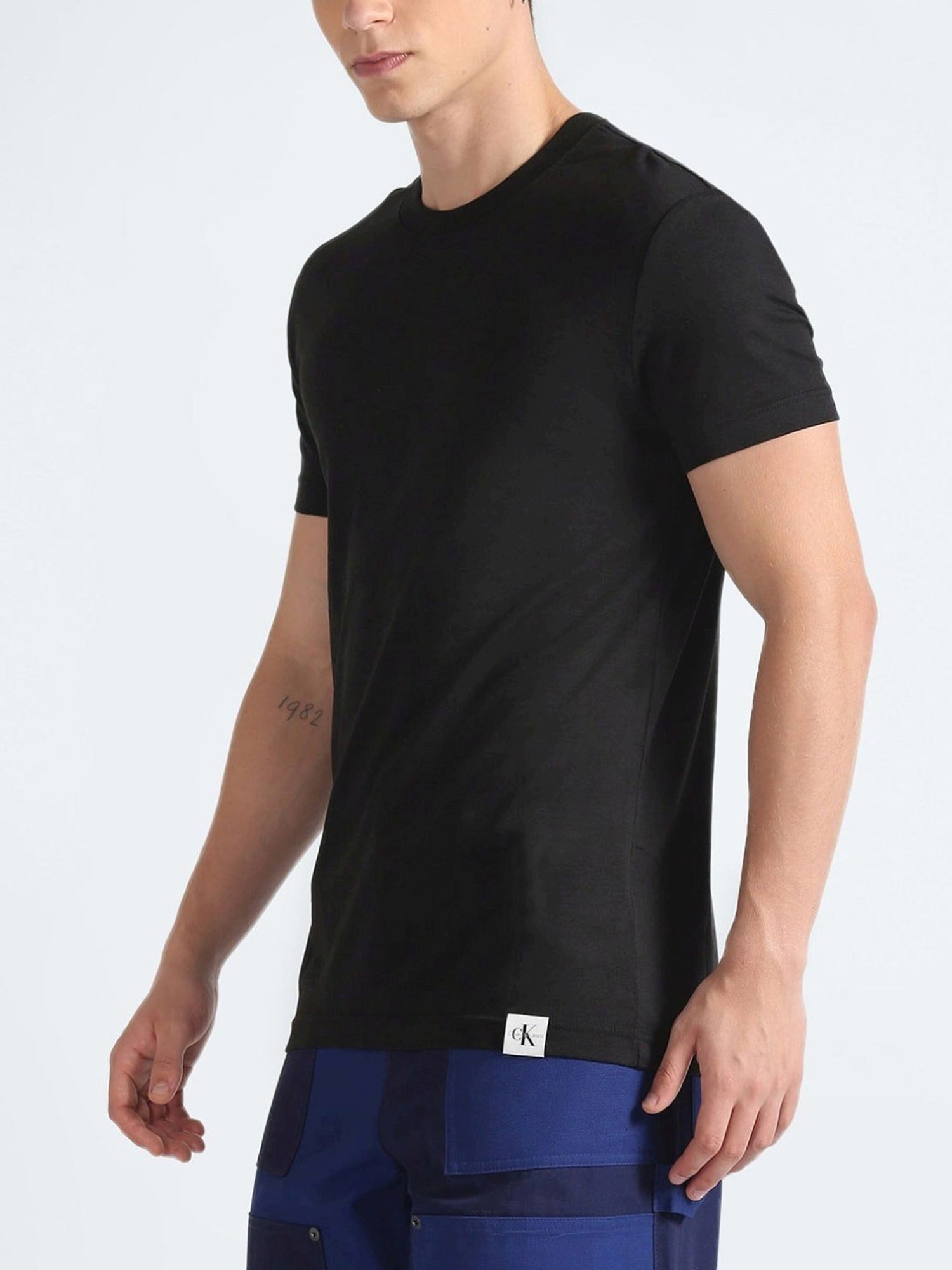 Calvin Klein Black Slim Fit T-Shirt