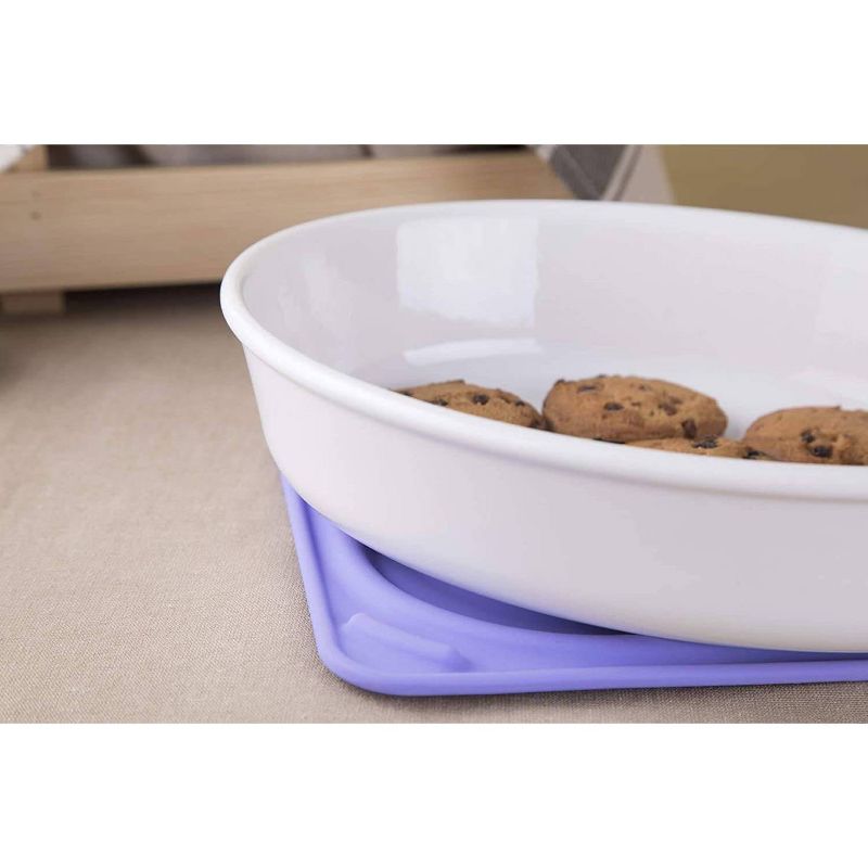Cookduo Air Trivet - Purple Silicone Trivet and Pot Holder