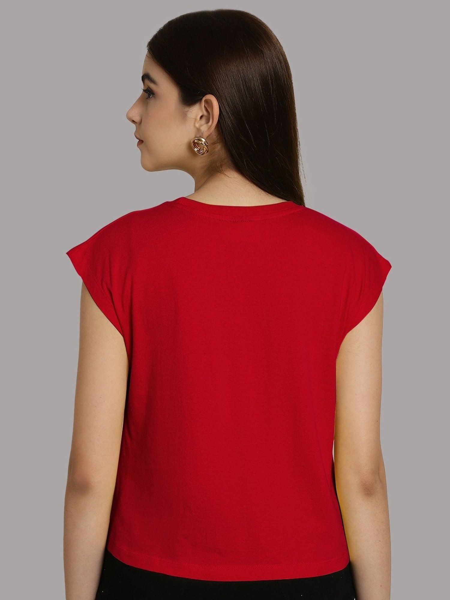 Friskers Red & Navy Slim Fit Sports T-Shirts - Pack Of 2