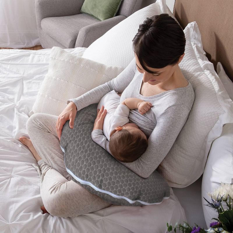 Boppy Original Feeding and Infant Support Pillow - Floral Stripes