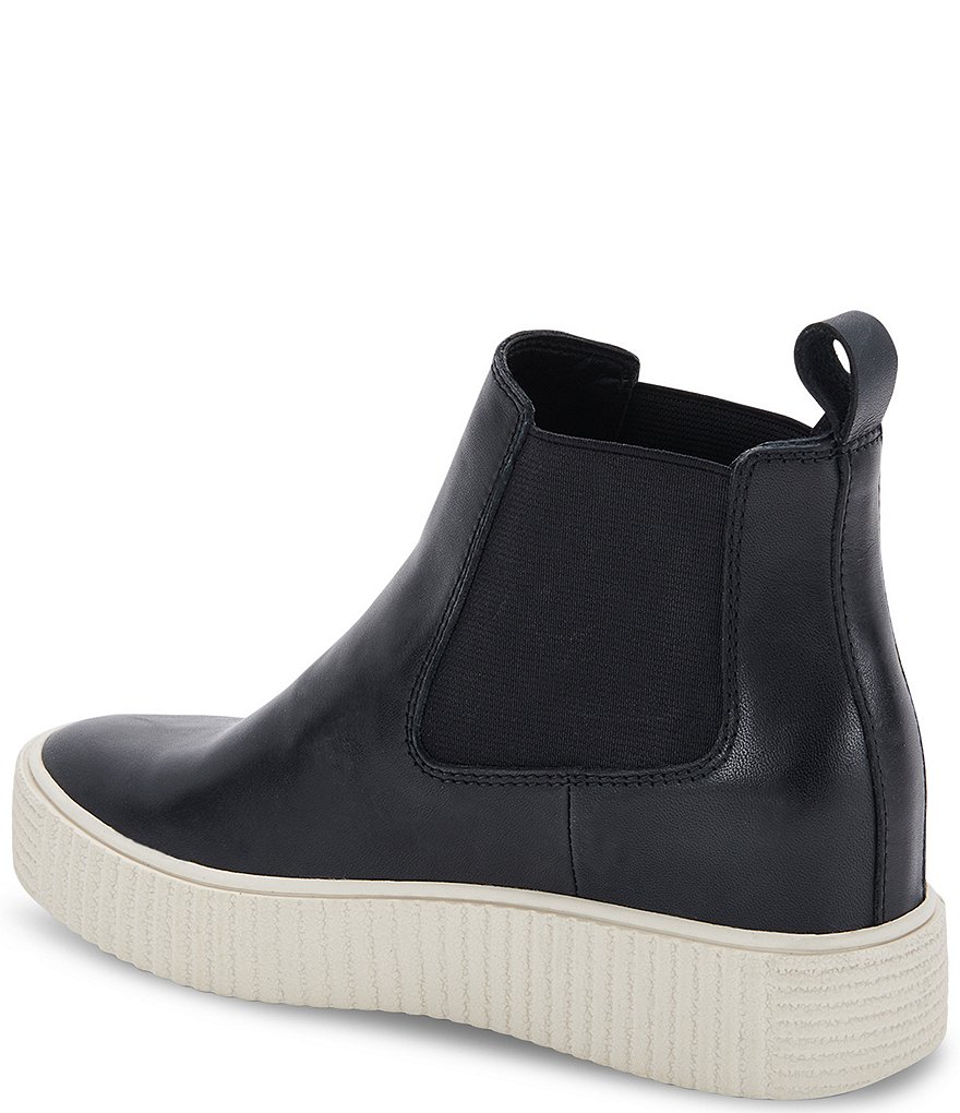 Dolce Vita Cola H2O Leather Water-Repellent High Top Chelsea Sneakers