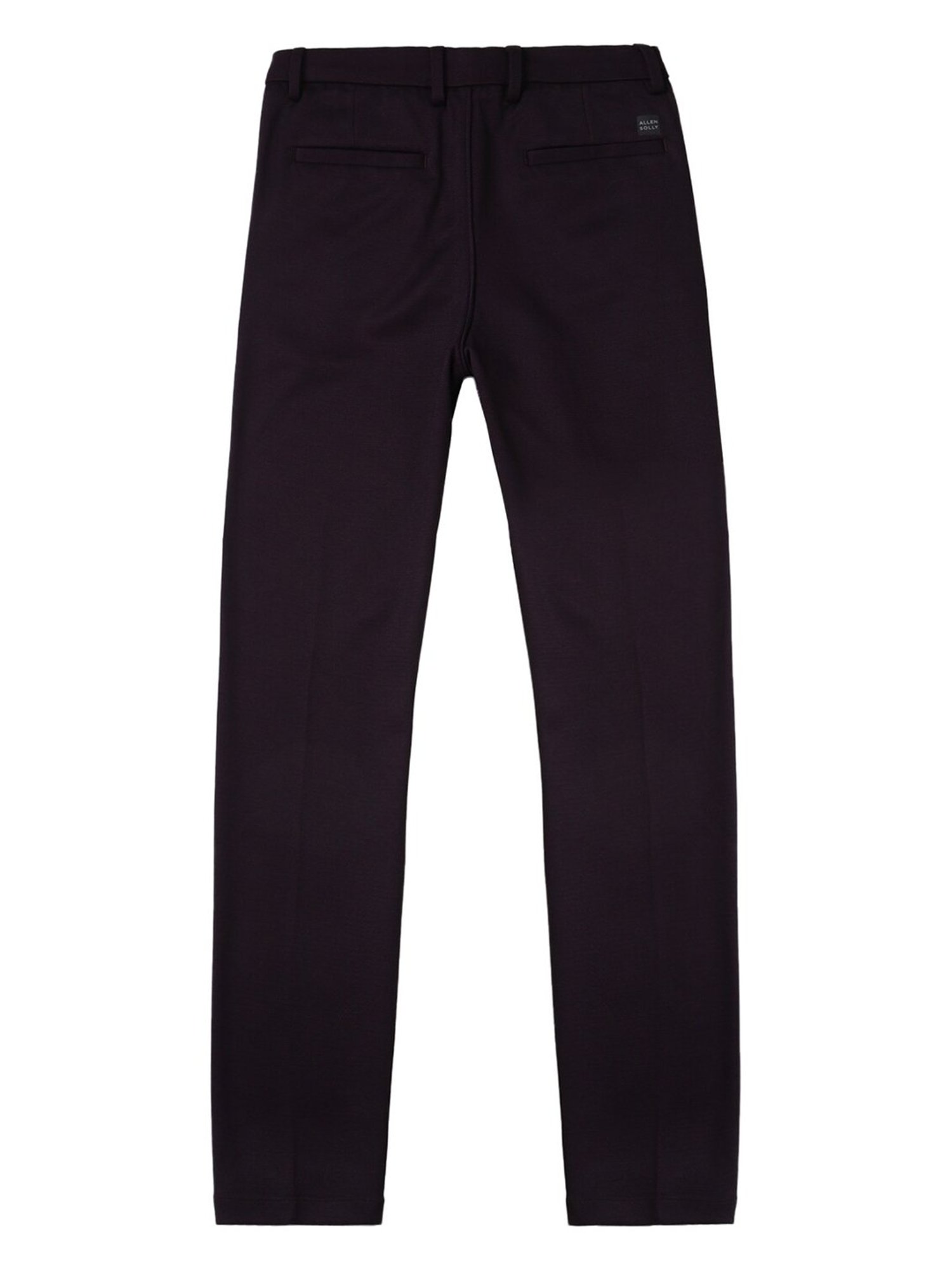 Allen Solly Junior Wine Solid Trousers
