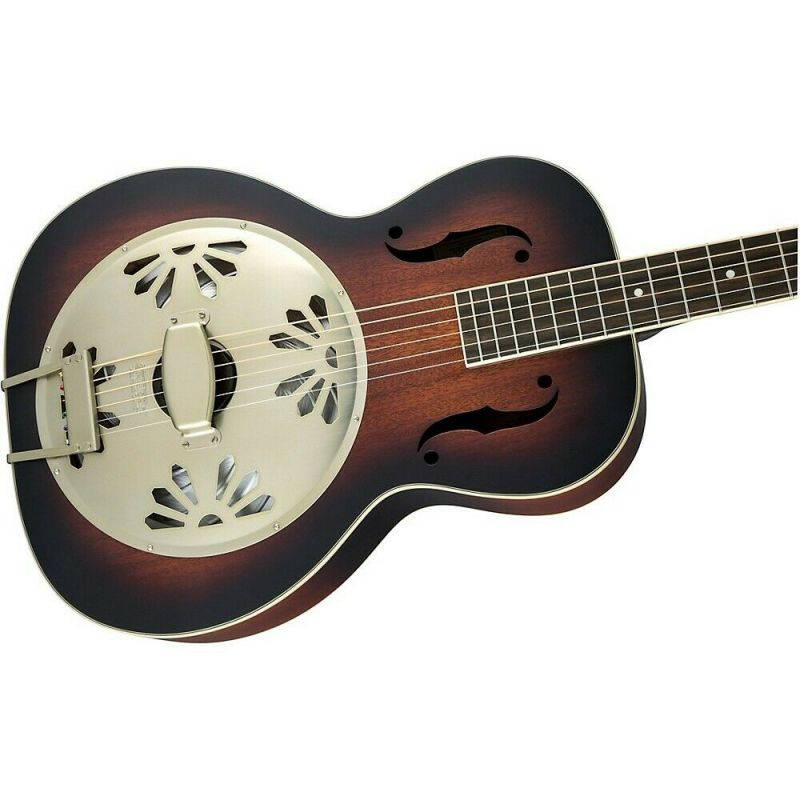 Gretsch Guitars G9240 Alligator Round-Neck, Mahogany Body Biscuit Cone Resonator Guitar 2-Color Sunburst