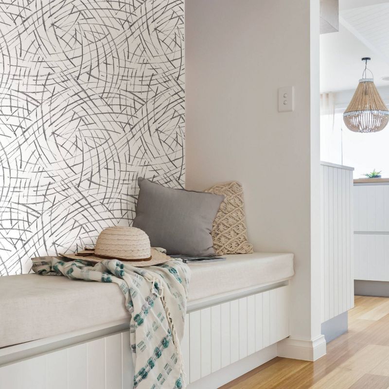 NuWallpaper Imprint Peel and Stick Wallpaper Black