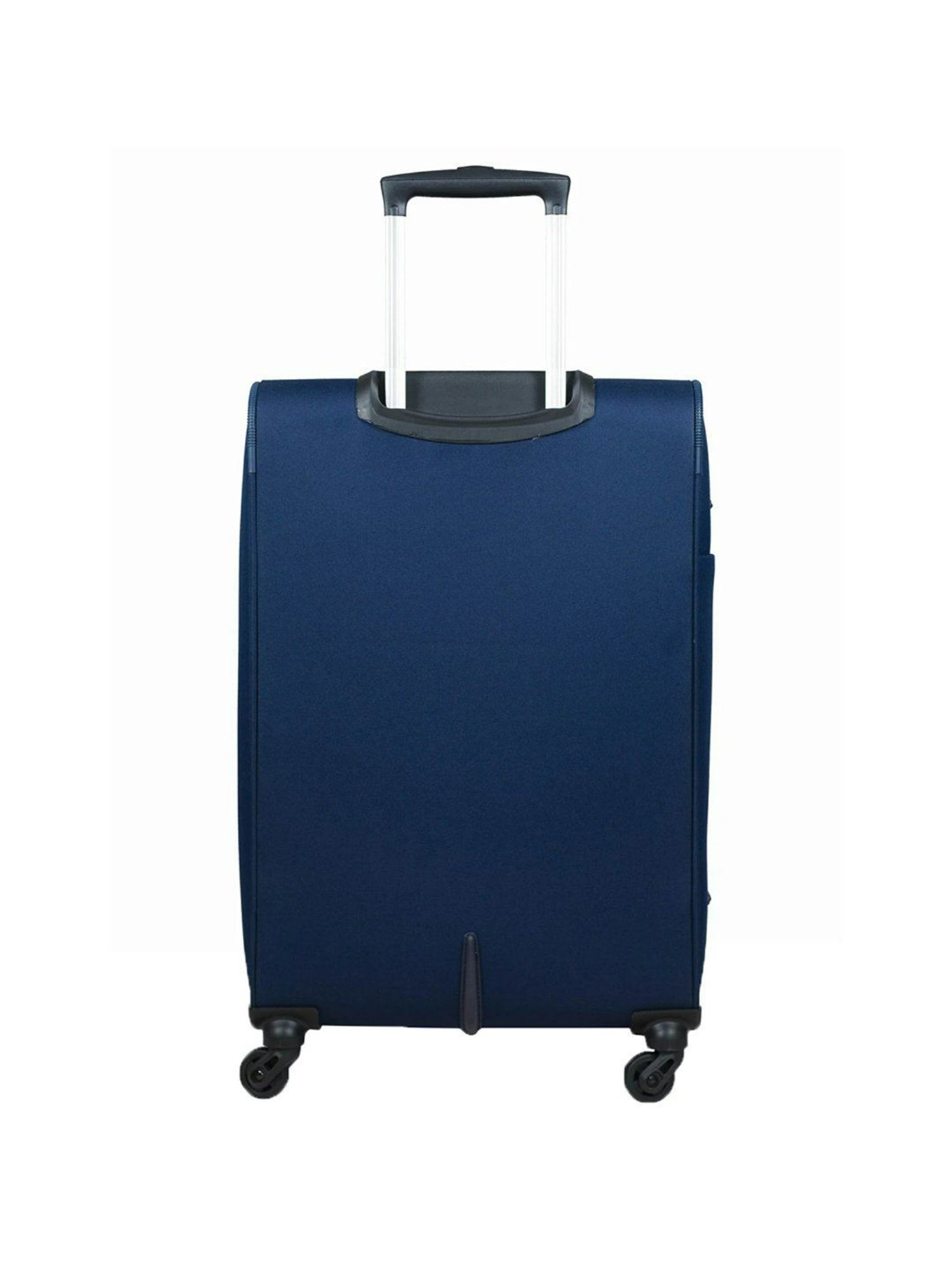 Carriall Navy 4 Wheel Large Soft Cabin Trolley - 49 cm