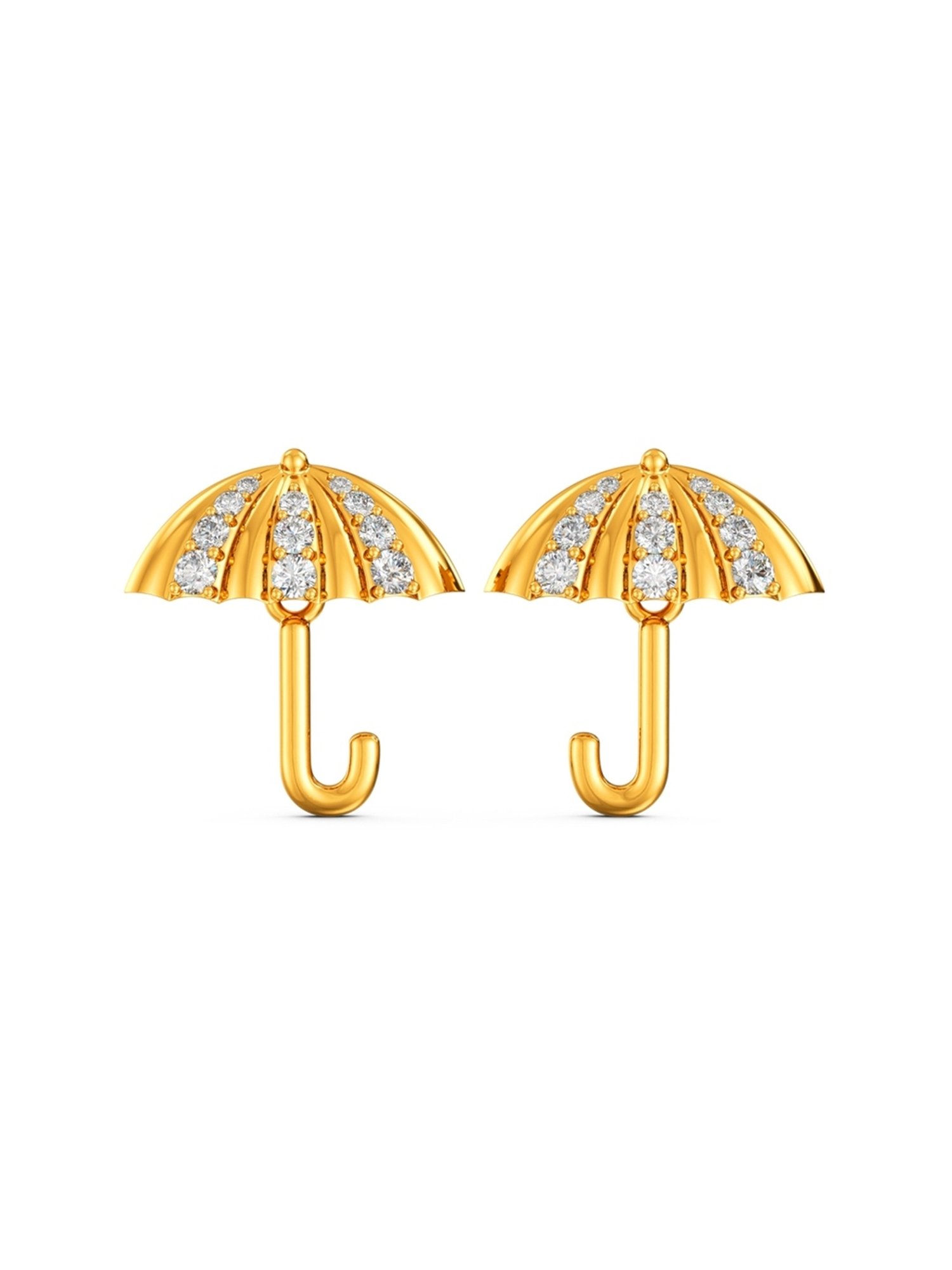 Joyalukkas Gold 22K Stormshield Stud Earrings for Women
