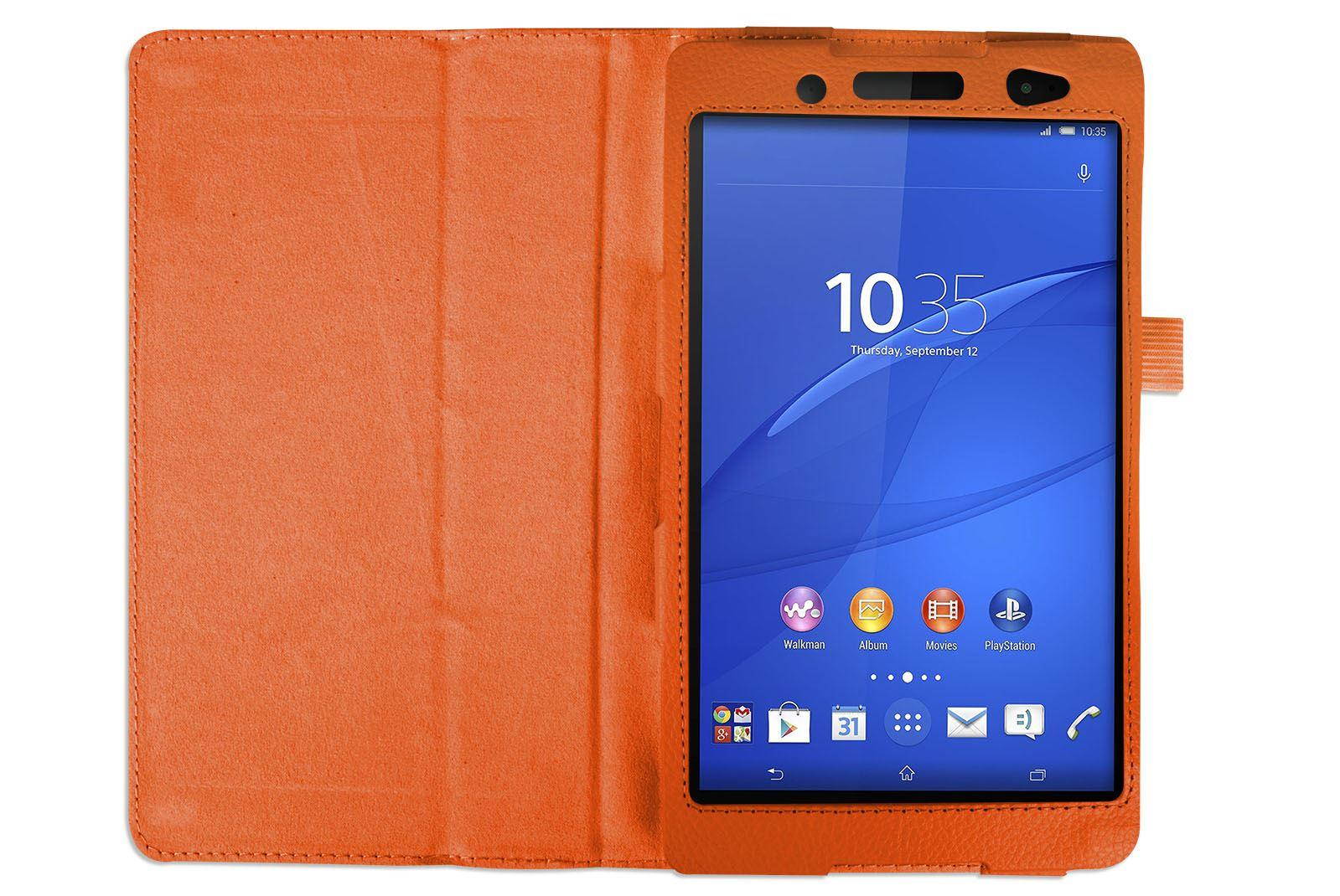 Hellfire Trading Magnetic PU Leather Case Cover for Sony Z3 8" Tablet Compact - Blue