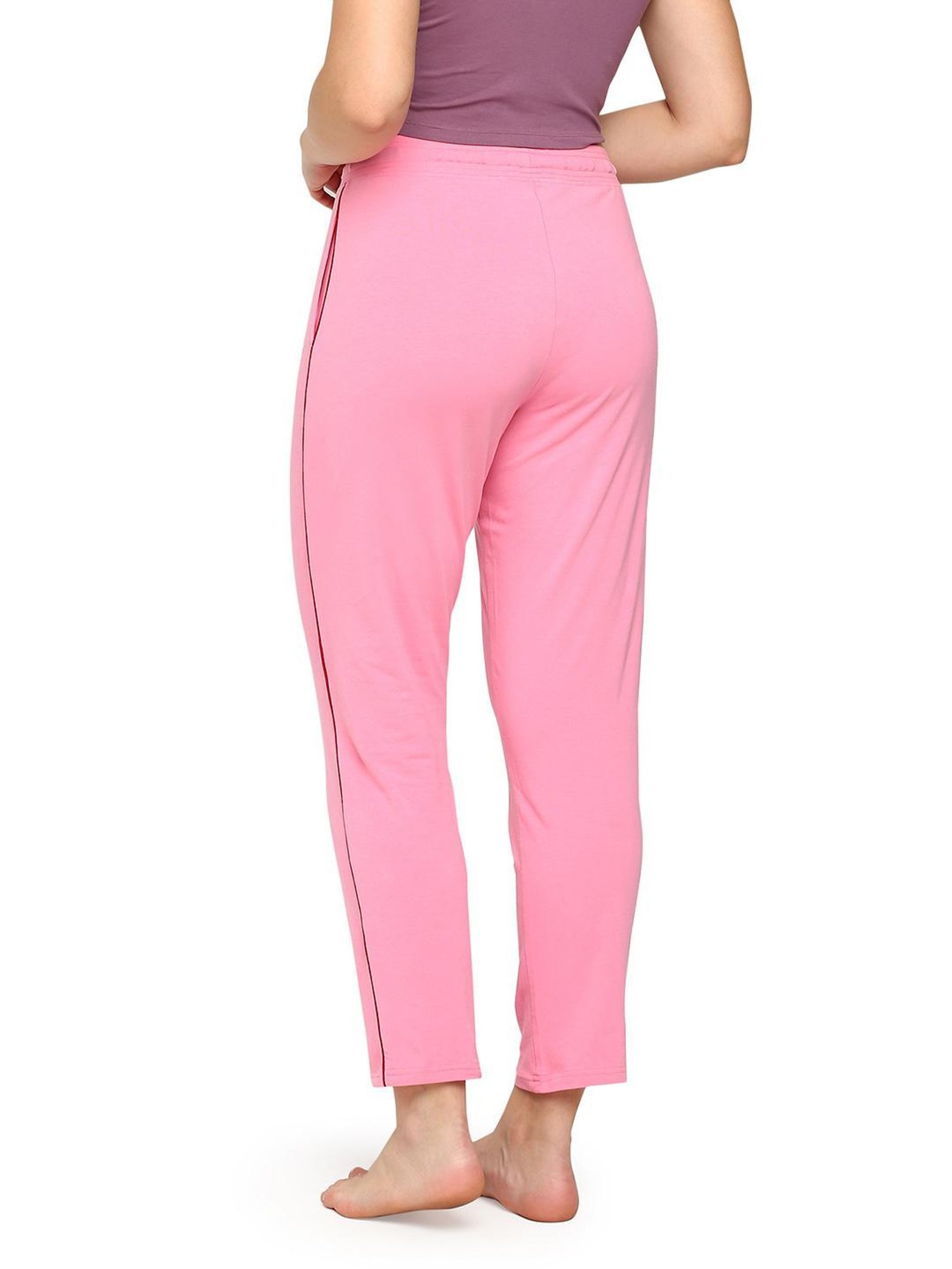 BLOSSOM Pink Cotton Lounge Pants