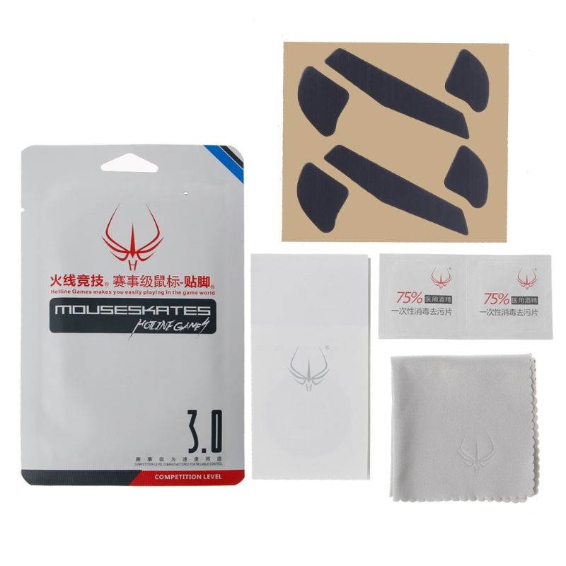 Lejiahong 2  Sets/Pack Original Hotline Games Competition Level Mouse Feet Mouse Skates Gildes for SteelSeries Rival 700 Gaming Mouse