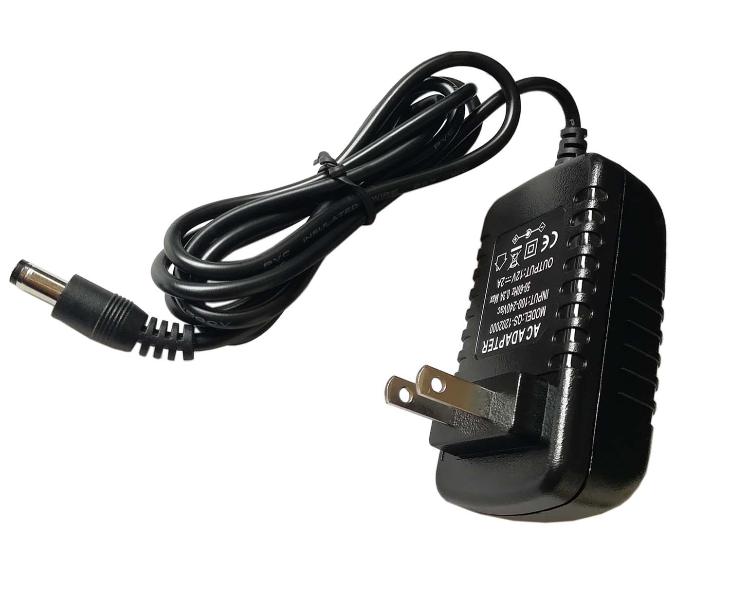 easyday 12V 2A Power Adapter Supply AC to DC 2.1mm X 5.5mm Plug