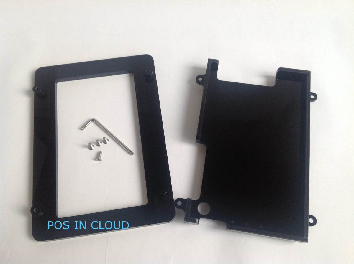 Nexus 7 VESA Mount Anti-theft Security Enclosure,Clear Acrlyic material for POS, Kiosk, Store Display, Square Card Reader