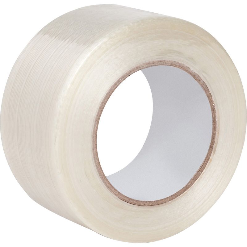 Staples Natural Rubber Packing Tape 1.89" x 54.7 Yds Clear 6/PK 11105-CC
