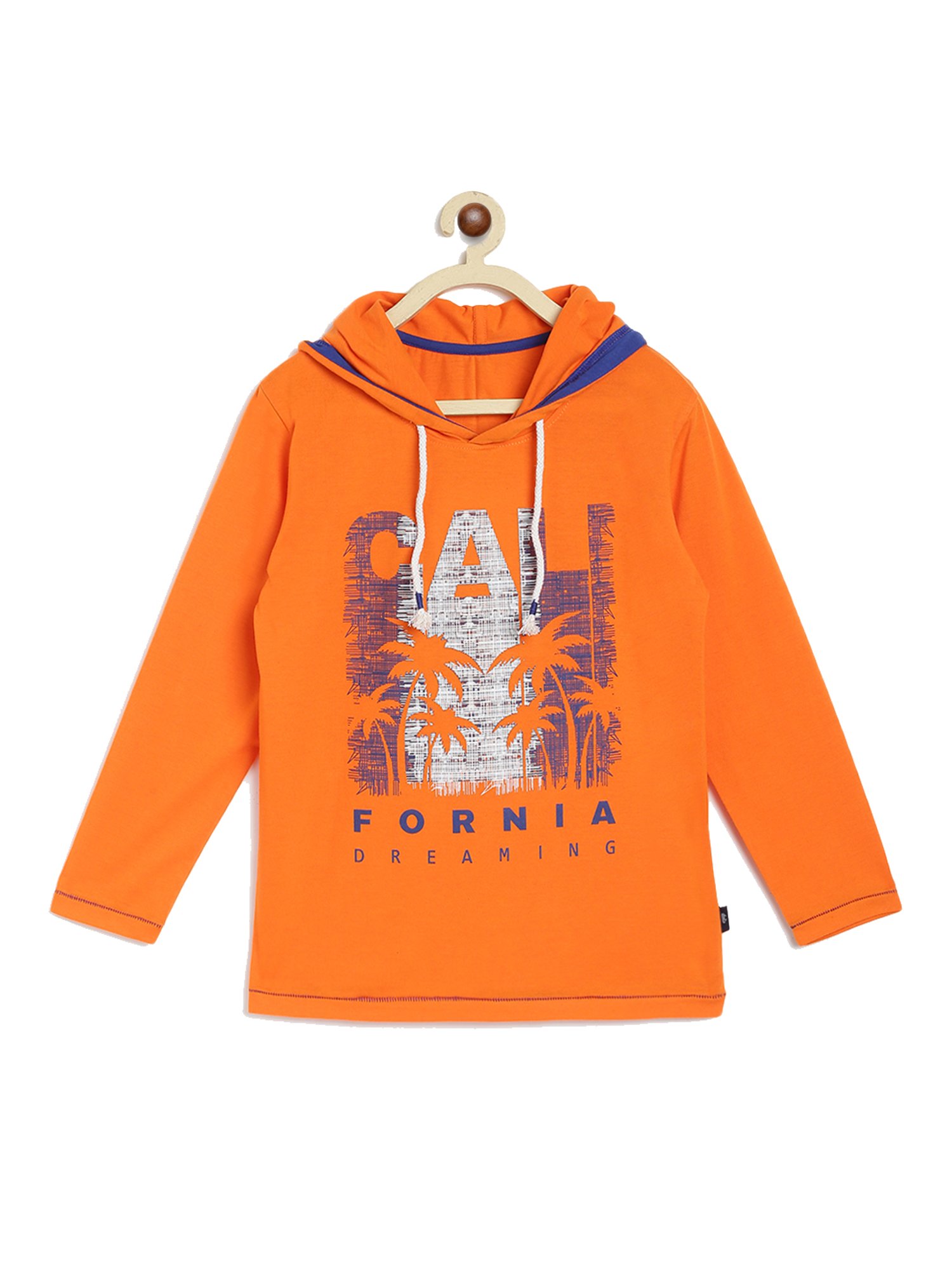 Li'l Tomatoes Kids Orange Printed T-Shirts